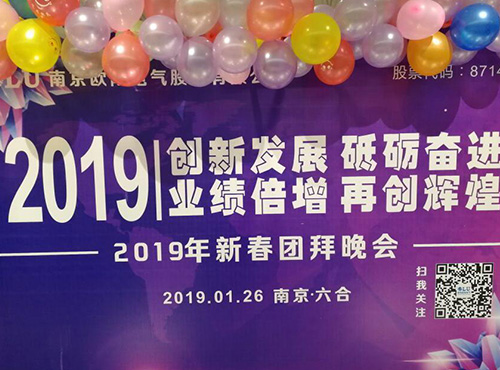 南京歐陸電氣2018年度總結表彰會暨2019年迎新春聯(lián)歡會圓滿結束